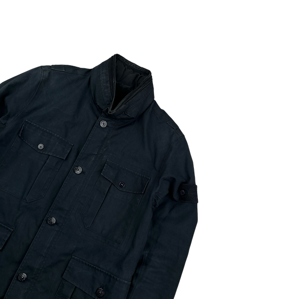 Stone Island 2014 Navy 3L Ghost Piece Performance Cotton Jacket - Medium