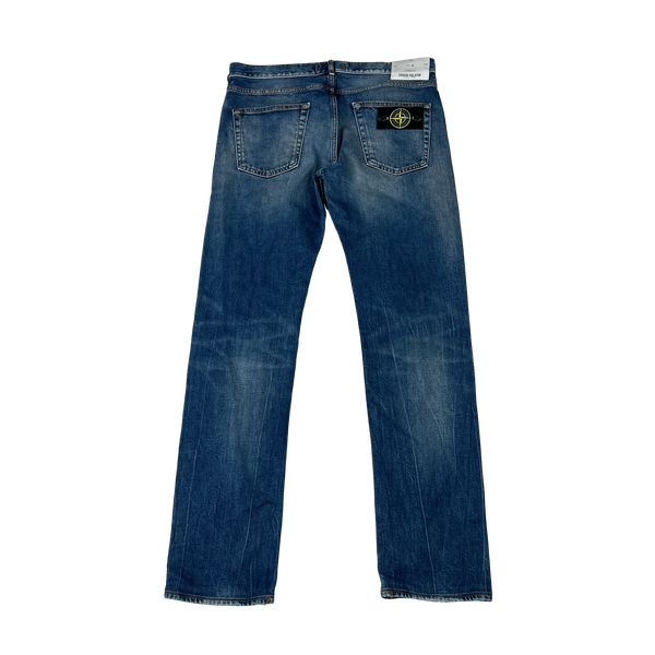 Stone Island 2016 Slim Fit Blue Denim Jeans - 31"