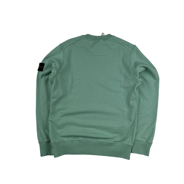 Mint green stone island jumper 2025