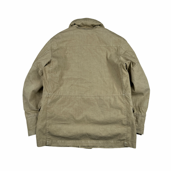 Stone Island 2004 Vintage Lino Flax Nylon Blend Jacket - Medium