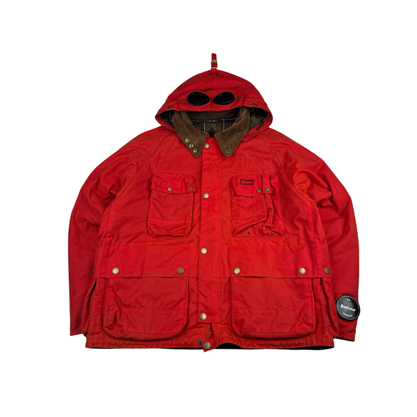 CP Company x Barbour Multi Pocket Creed 500 Mille Waxed Jacket - XL