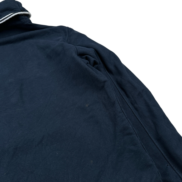 Stone Island 2021 Navy High Neck Collared Jumper - Medium