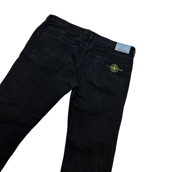 Stone Island Black Slim Fit Jeans - 38"