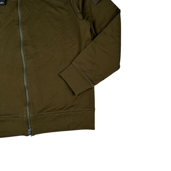 【希少】22aw stone  ghost zip bluson Stone Island 2022 Khaki Ghost Stretch Cotton Zipped Jumper
