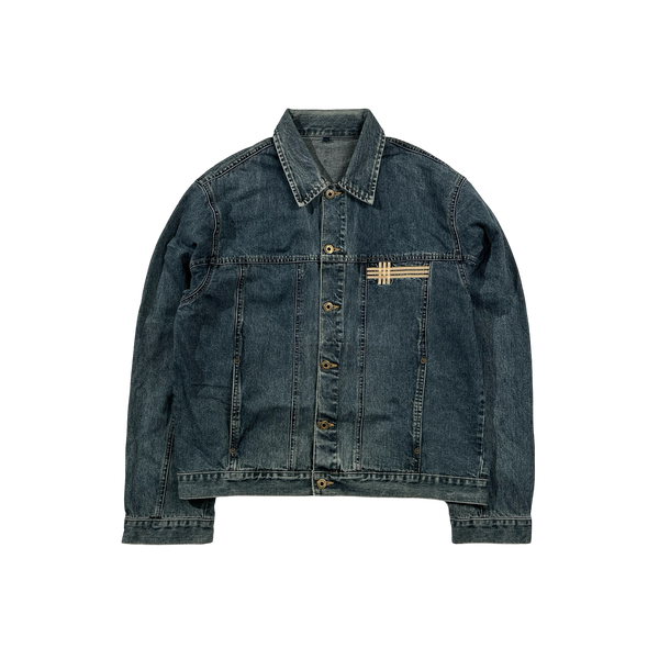 Burberry Nova Check Pocket Denim Jacket - Large
