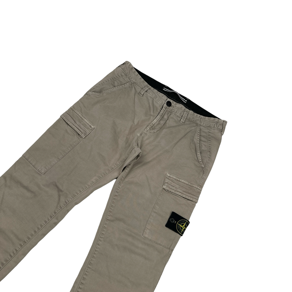 Stone Island 2018 Beige SK Fit Cargos - 32"