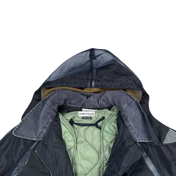 Stone Island Vintage 2001 Monofilament Mesh Dutch Rope Jacket - Large