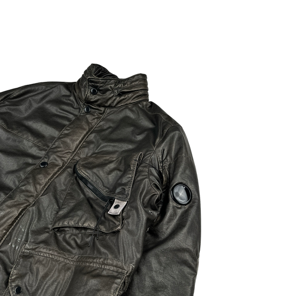CP Company Brown Nyber Jacket - Large