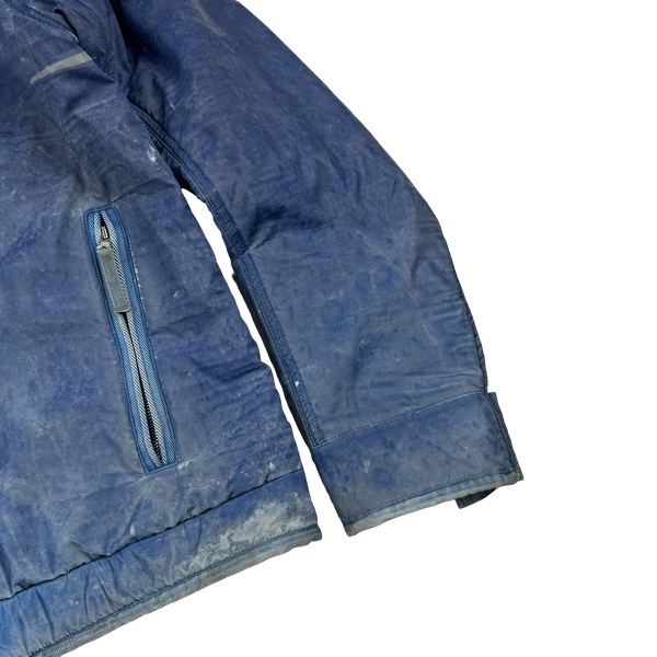 Stone Island 2010 Blue Liquid Reflective Jacket - XL