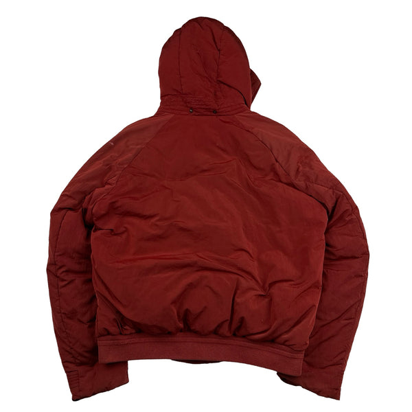 CP Company 2010 Red Chrome Down Filled Puffer Jacket - XL