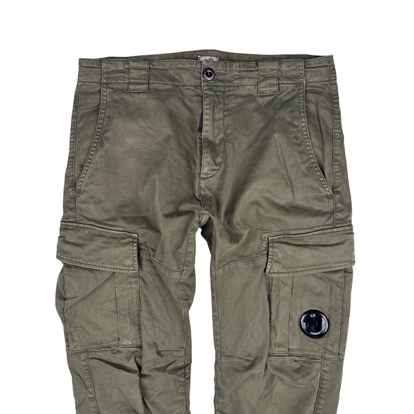 CP Company Khaki Ergonomic Fit Cargo Trousers - 30”