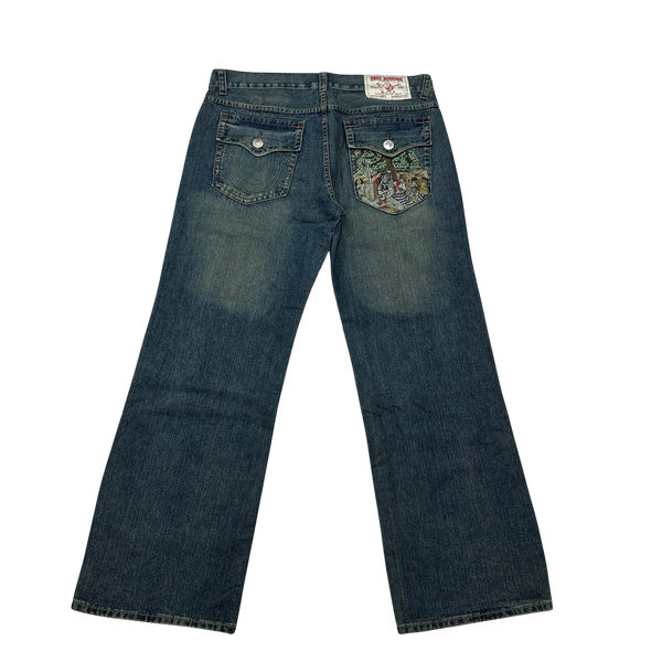 True Religion Rare Deadstock Joey Baggy Fit Jeans - 40"