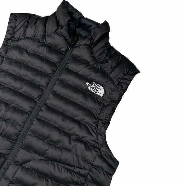 North Face Black Circular Down Puffer Gilet Jacket - Small