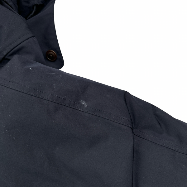 CP Company Navy Down Filled Hooded Parka Jacket - XL