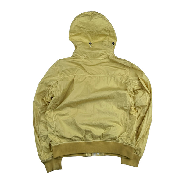 Stone Island 2013 Yellow Membrana TC Hooded Jacket - Medium