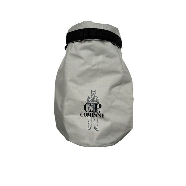 CP Company Grey Thick Nylon Spellout Mini Bag