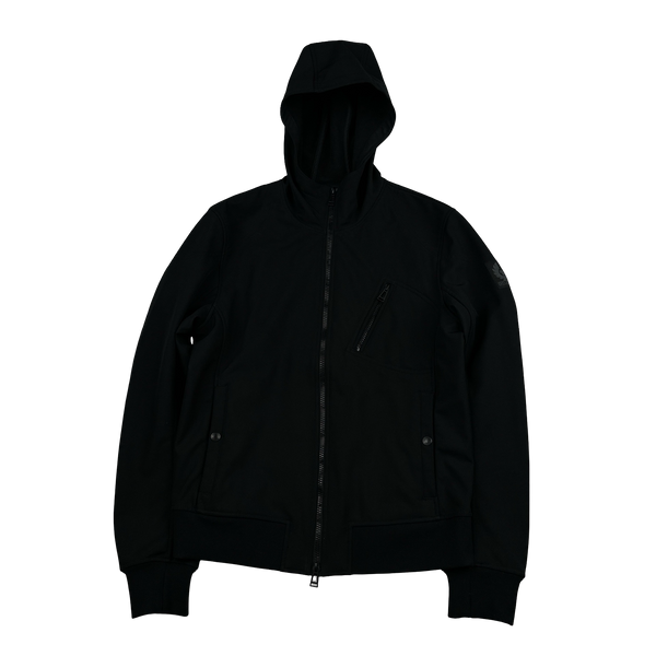 Belstaff Black Hooded Soft Shell Jacket - Small