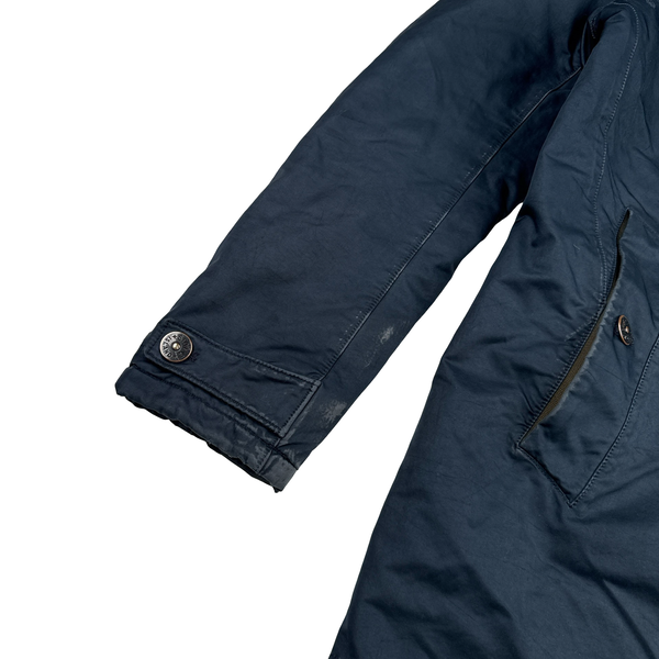 Stone Island 2011 David OVD Quilted Trench Coat - Medium