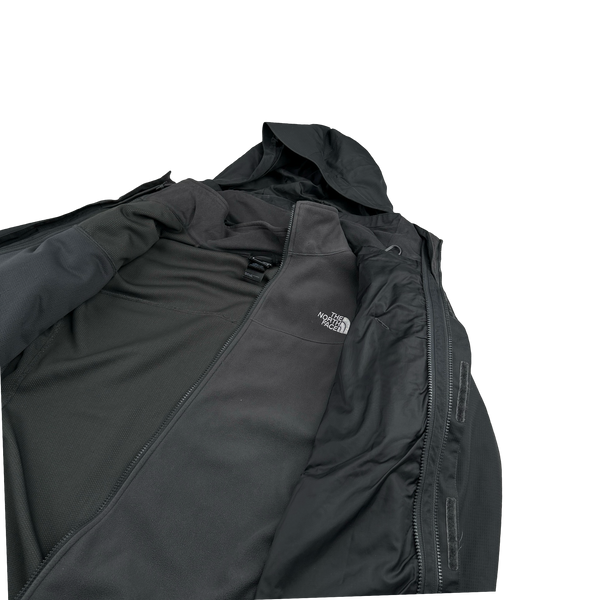 North Face Grey Dual Layer 3 in 1 HyVent Rain Jacket - XL