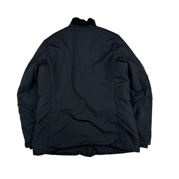 Prada Black Nylon Red Tab Padded Jacket - Medium