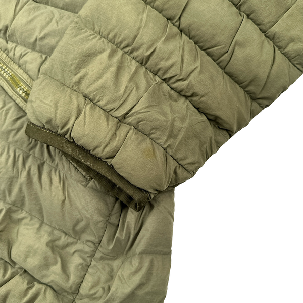 Stone Island 2019 Green Down Filled Loom Woven Puffer Jacket - Medium