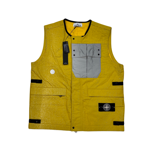 Stone island reflective gilet on sale