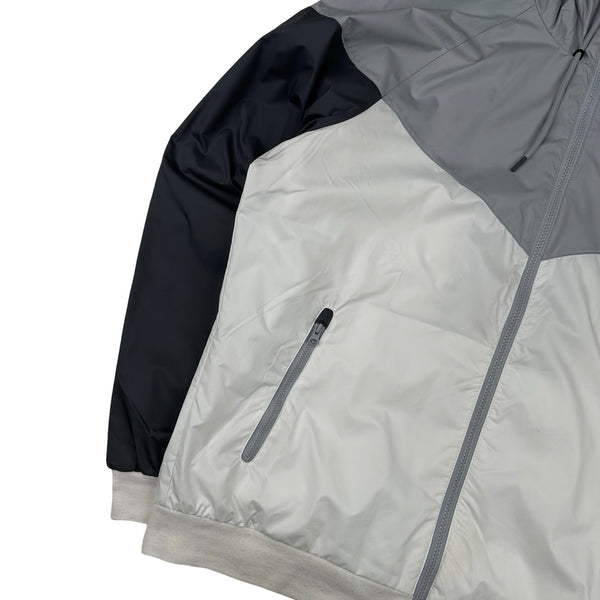 Nike Colour Block Lightweight Hooded Zipped Jacket - Medium