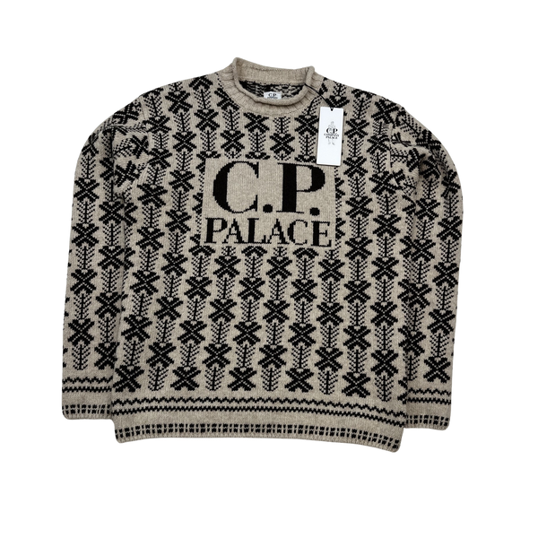 CP Company x Palace Beige Knit - Small