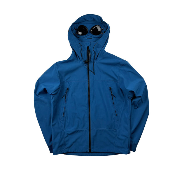 CP Company Blue CP Shell R Goggle Jacket - XL