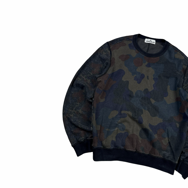 Stone Island 2013 Digital Camo Cotton Crewneck Jumper - Large