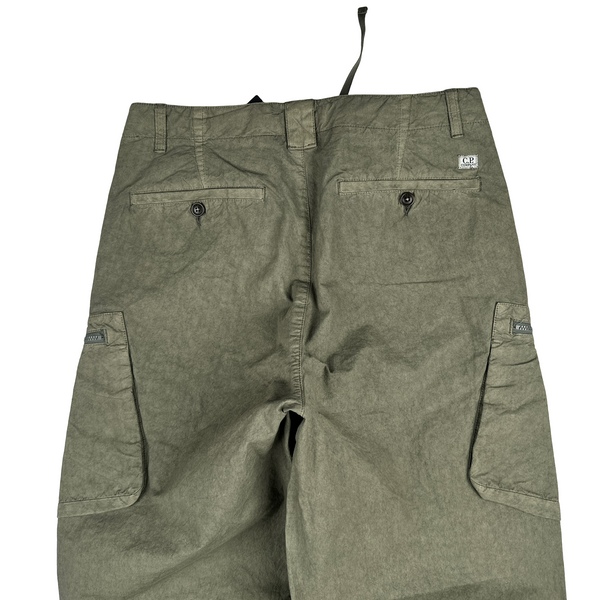 CP Company Khaki Ba Tic Cargo Trousers - Small