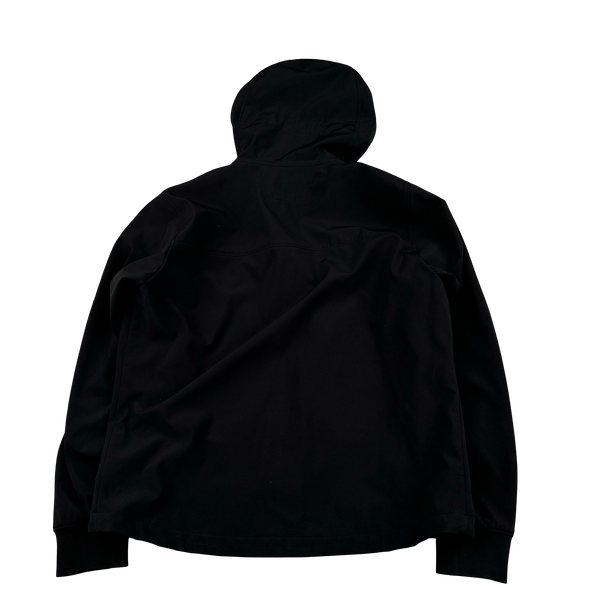 CP Company Black Soft Shell Goggle Jacket - Medium