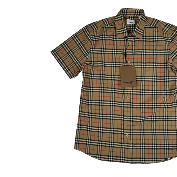 Burberry Nova Check Button Up Shirt - Medium