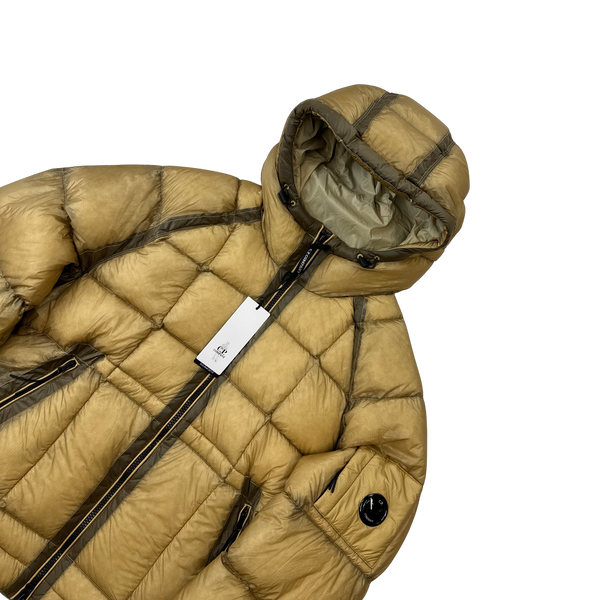 CP Company Beige D D Shell Puffer Jacket - Large & XL