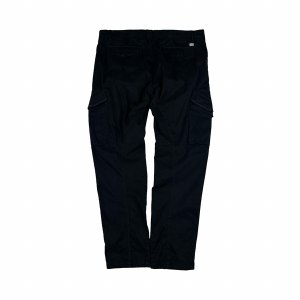 CP Company Black Stretch Ergonomic Fit Cargo Trousers - 3XL
