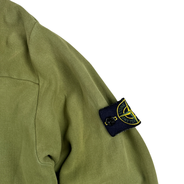 Stone Island 2010 Sage Green Sun Faded Crewneck Cotton Jumper - Large