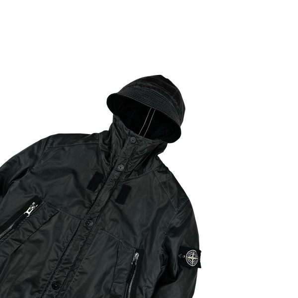 Stone Island 2010 Black Waxed Ice 2 Jacket - Small – Mat's Island