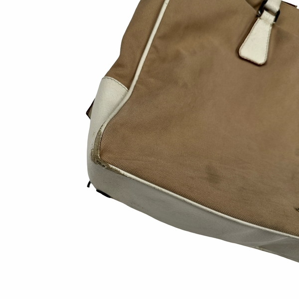 Prada Beige Women's Zipped Handbag