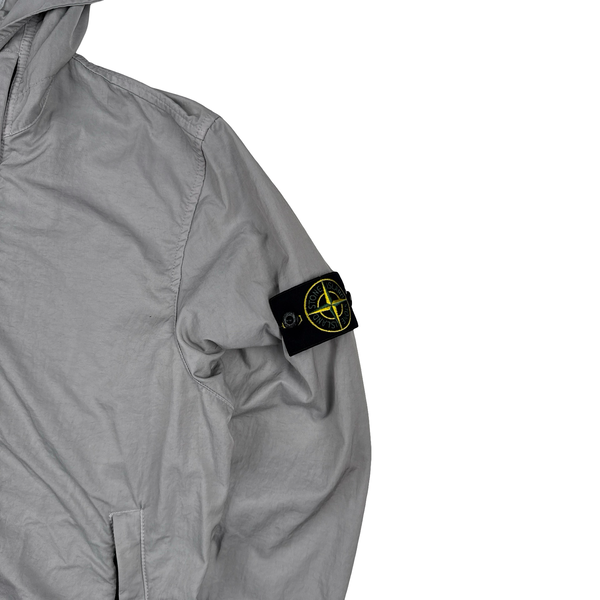 Stone Island Grey Tightly Woven Nylon Twill-TC Overshirt - XL