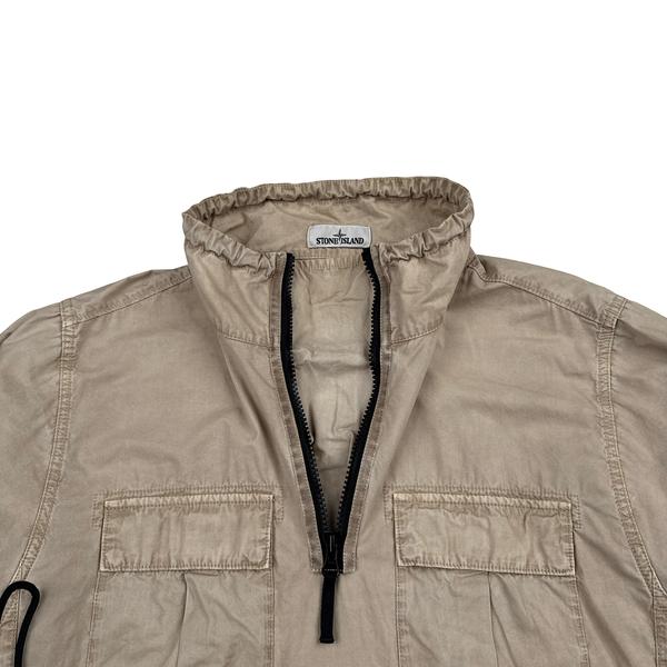 Stone Island 2020 Tan Smock Pullover Overshirt - Large