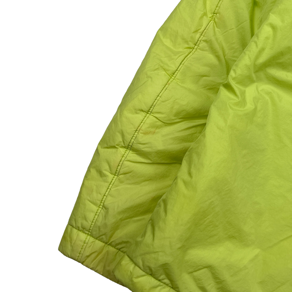 Stone Island 2019 Yellow Crinkle Reps Padded Jacket - Small