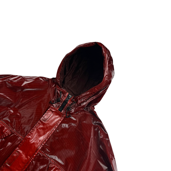 Stone Island 2012 Red Prismatica Hooded Jacket - XL