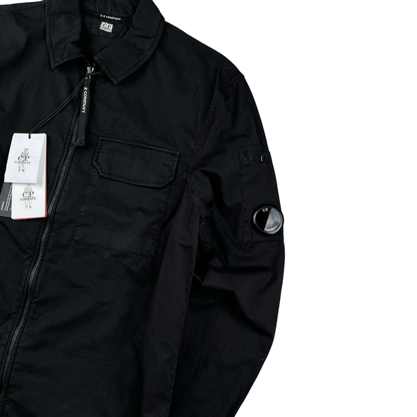CP Company Black Cotton Overshirt - XS