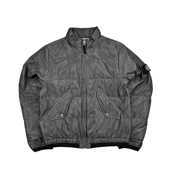Stone Island 2008 Down Filled Mesh Reflective Jacket - Medium