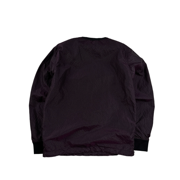 Stone Island 2017 Purple 3D Effect Nylon Metal Poplin Pullover Jumper - Small