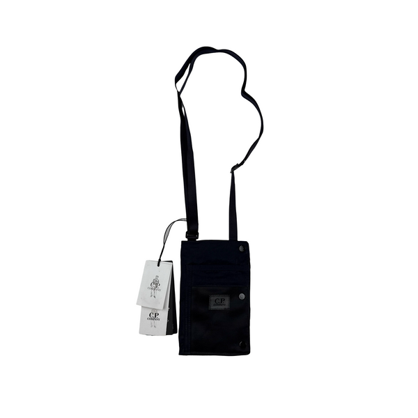 CP Company Spellout Nylon Wallet Drawstring Bag