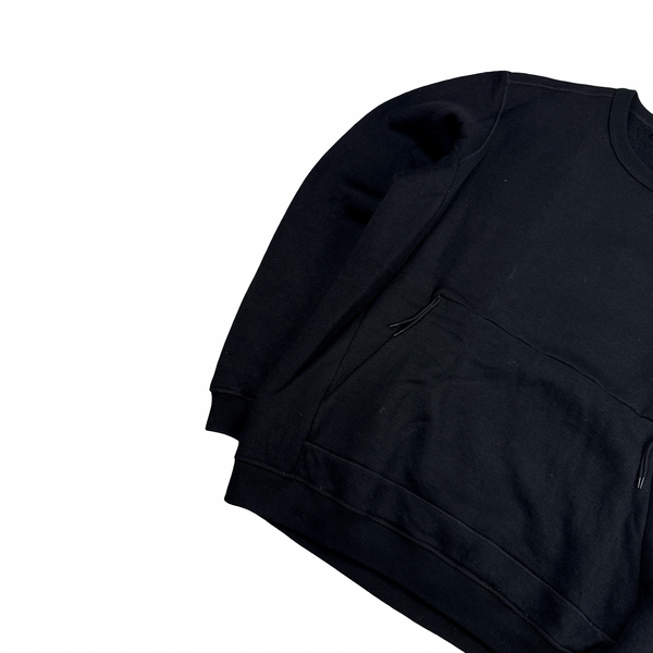 Stone Island 2018 Black Wool Ghost Crewneck - XL