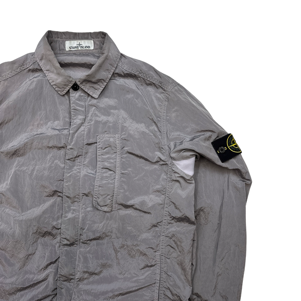 Stone Island 2018 Grey Nylon Metal Overshirt - Medium