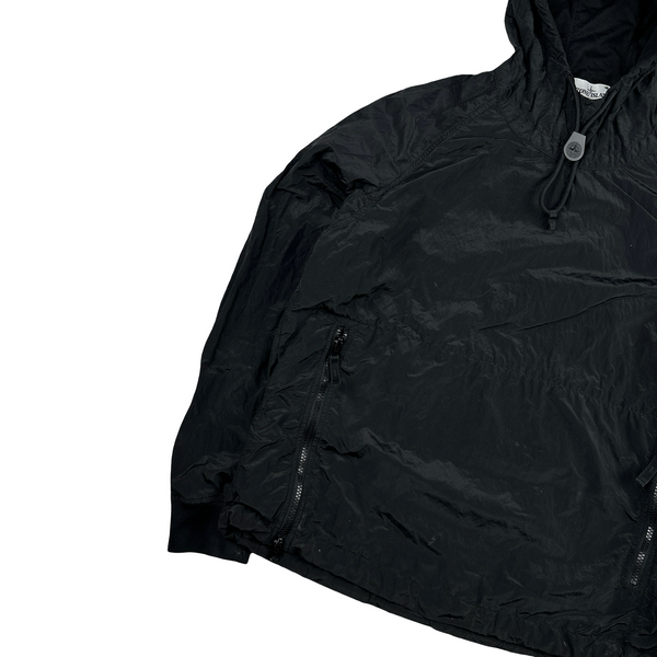 Stone Island 2018 Black Nylon Metal Smock - Small