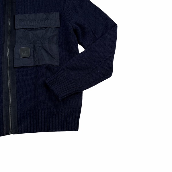 CP Company Heavyweight Zipped Knit Metropolis Jumper - XL